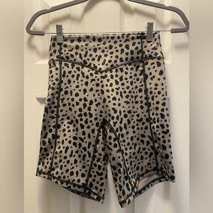 Balance Athletica/Vitality Leopard Print Bike Shorts